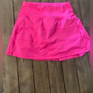 Pink High Waisted Pleated Women’s Tennis Skirt